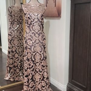 EUC Tadashi Shoji Maxi Dress Size 6